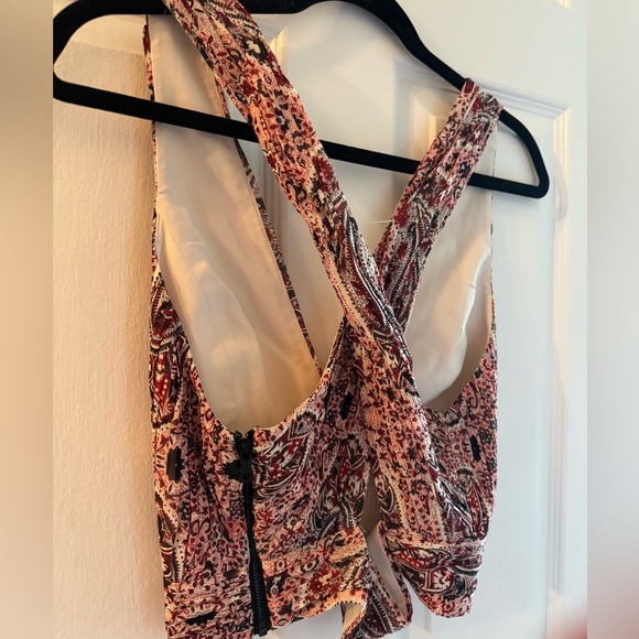 Alice & Olivia Paisley Chia Crop Top - Excellent condition - worn 1x! - Picture 4 of 5